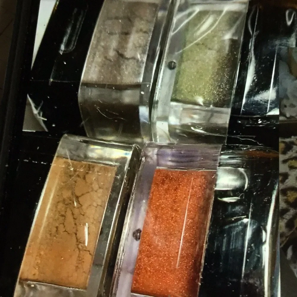 4 Eyeshadow airy minerals loose beauty bundle powder palette jars